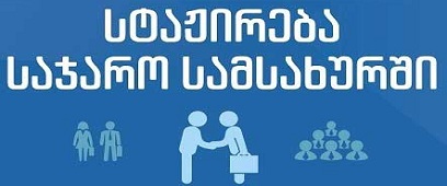 საჯარო სამსახურის ბიურო სტაჟირების პროგრამის მე-7 ნაკადის მიღებას იწყებს