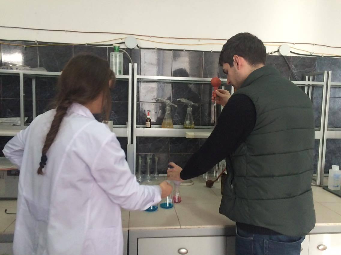 Students of MA Program in Georgian Viticulture-Winemaking Visit LTD Wine Laboratory