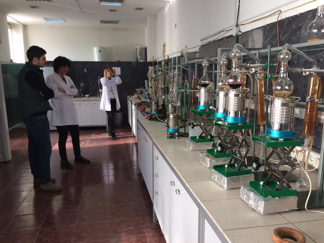 Students of MA Program in Georgian Viticulture-Winemaking Visit LTD Wine Laboratory