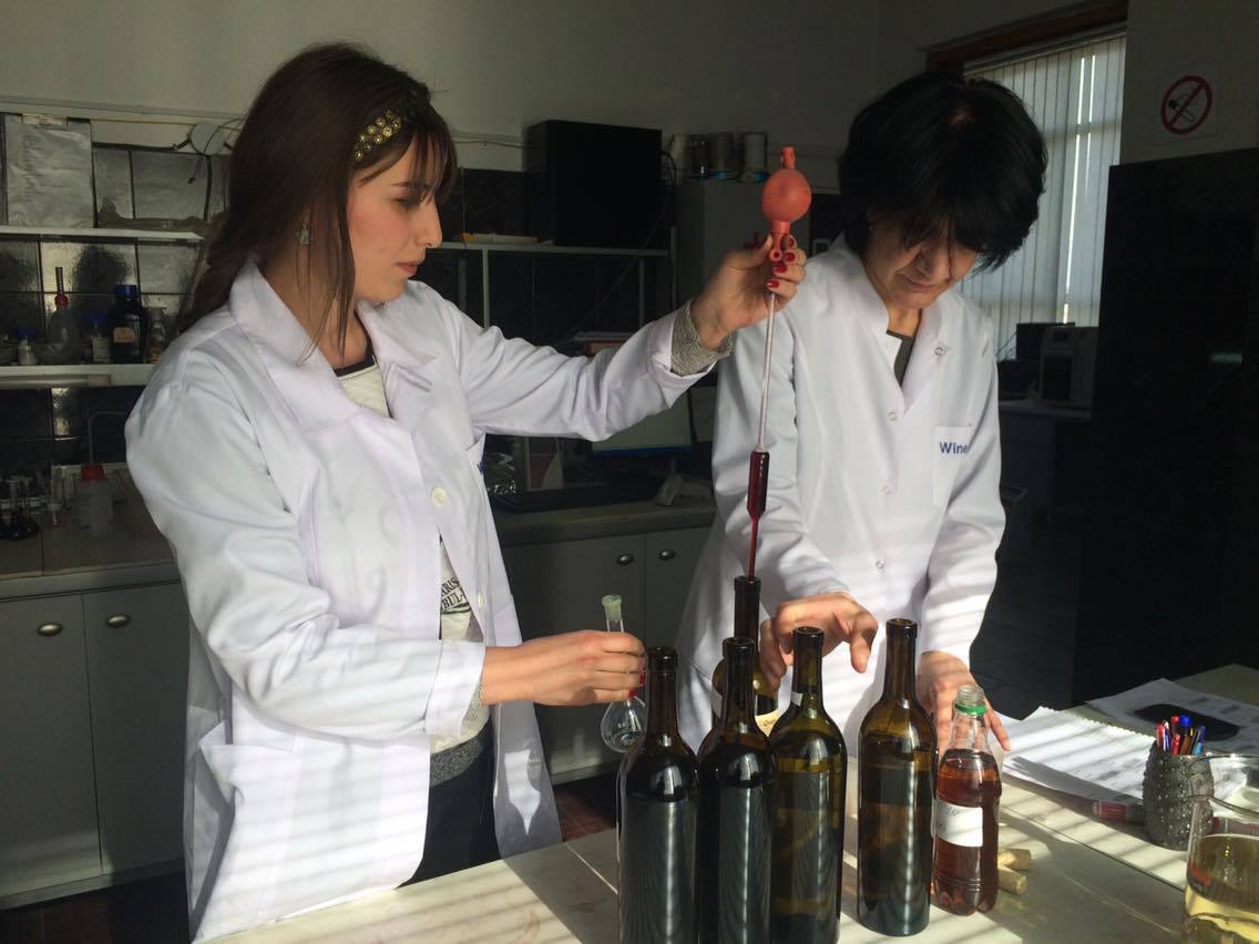 Students of MA Program in Georgian Viticulture-Winemaking Visit LTD Wine Laboratory