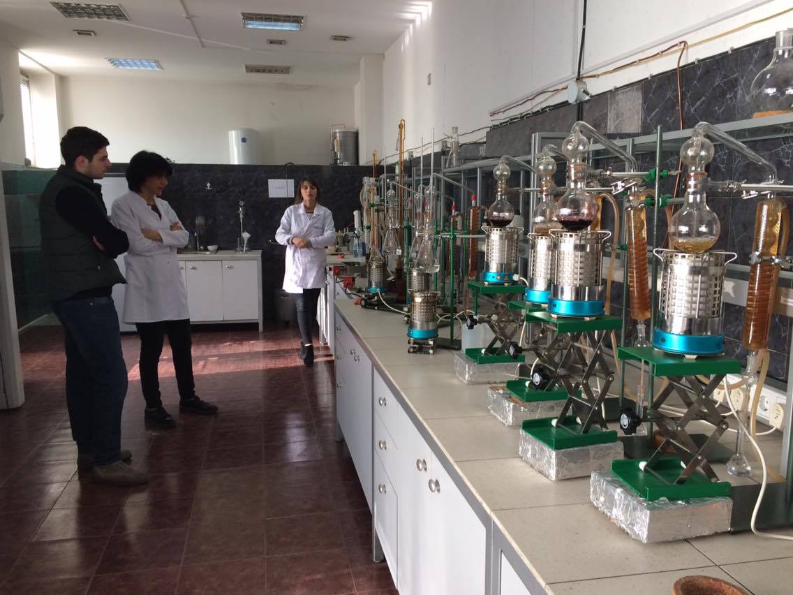 Students of MA Program in Georgian Viticulture-Winemaking Visit LTD Wine Laboratory