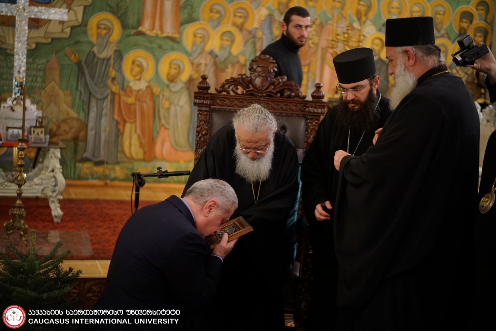 შეხვედრა პატრიარქთან