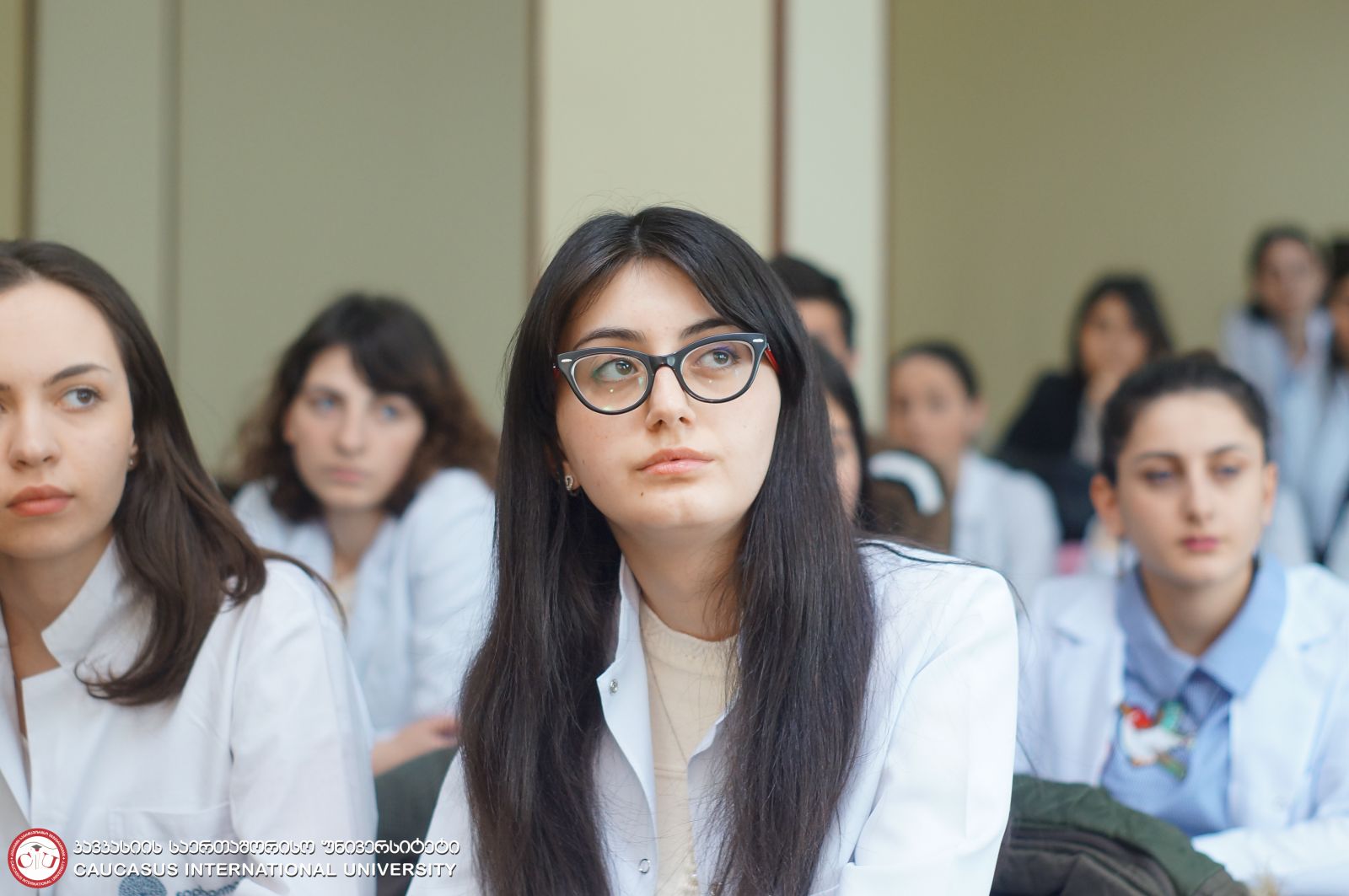 შეხვედრა მედიცინის ფაკულტეტის სტუდენტებთან