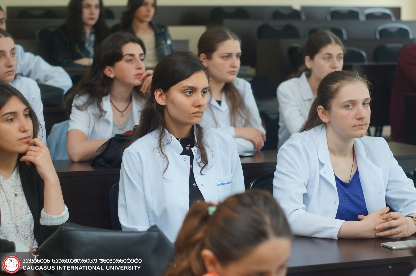 შეხვედრა მედიცინის ფაკულტეტის სტუდენტებთან