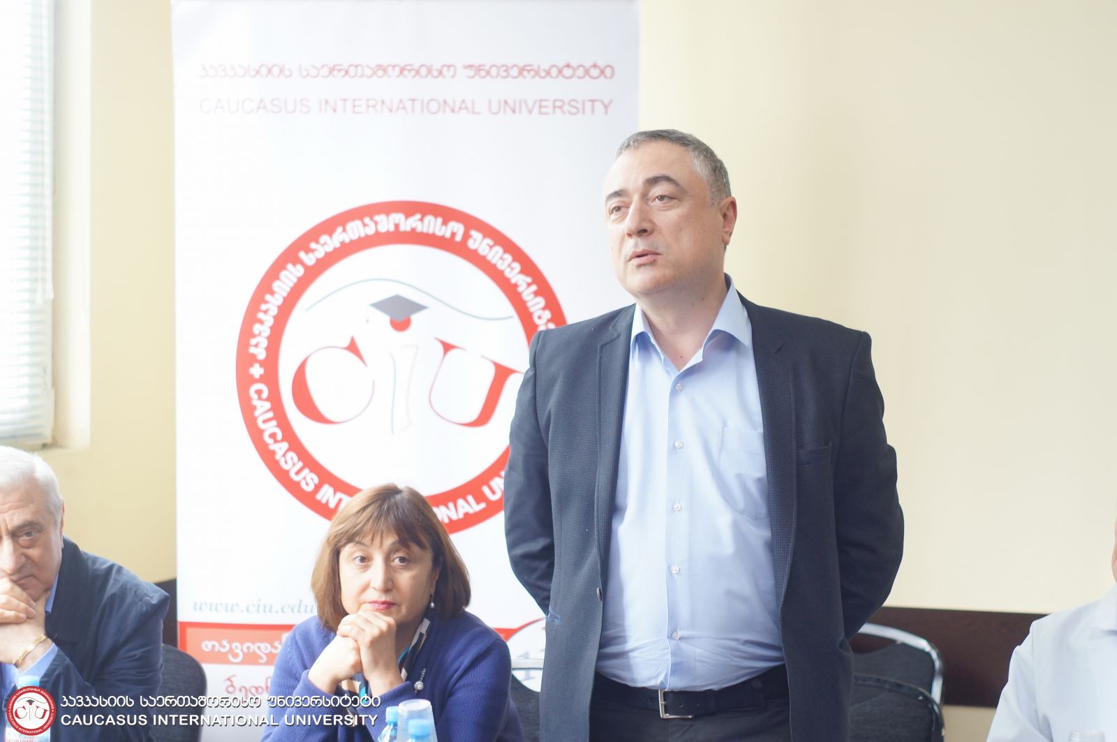 შეხვედრა მედიცინის ფაკულტეტის სტუდენტებთან