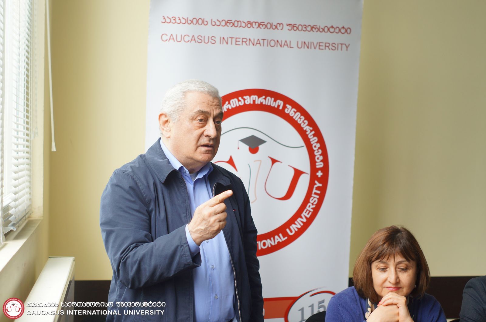 შეხვედრა მედიცინის ფაკულტეტის სტუდენტებთან
