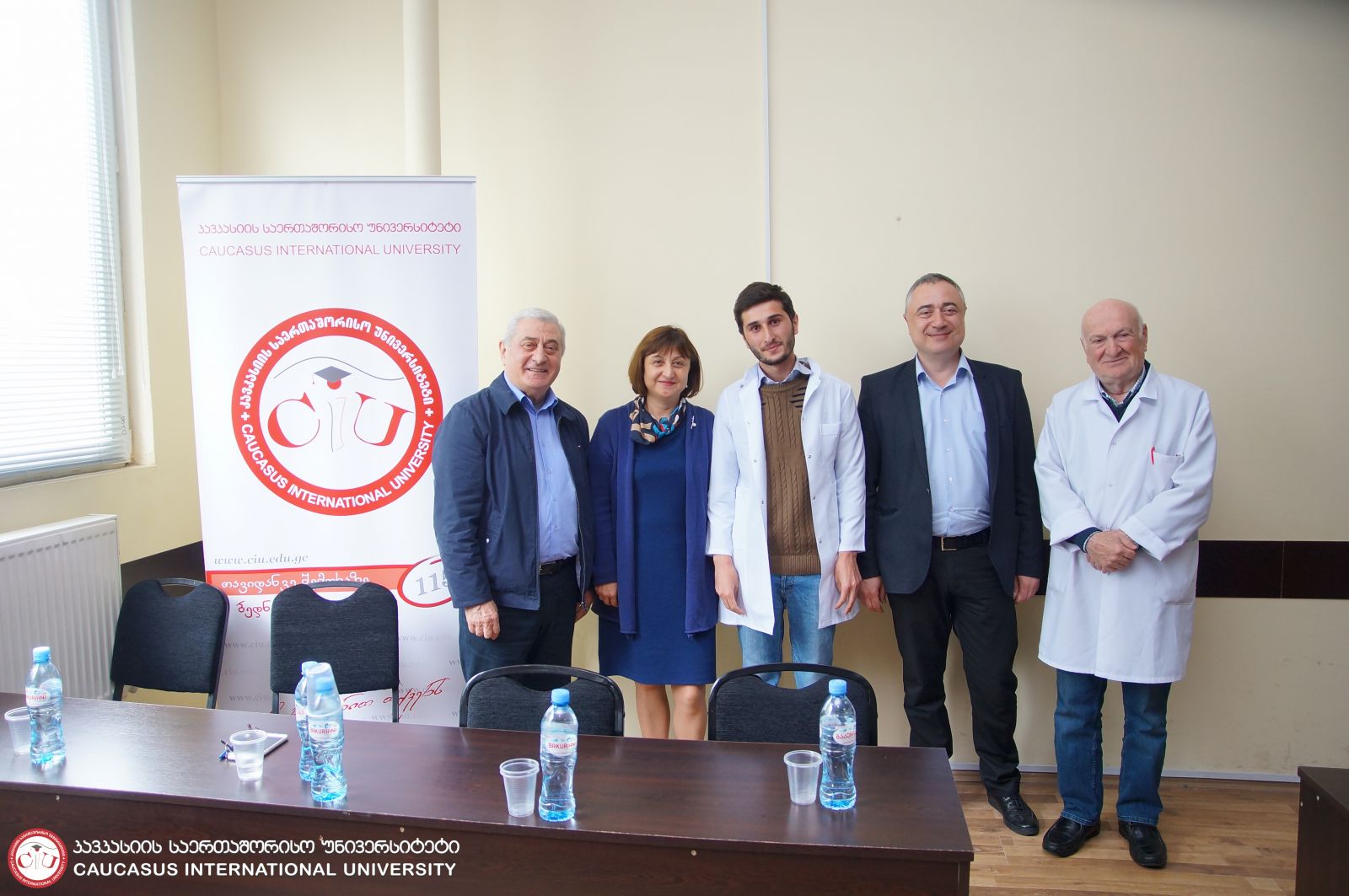 შეხვედრა მედიცინის ფაკულტეტის სტუდენტებთან