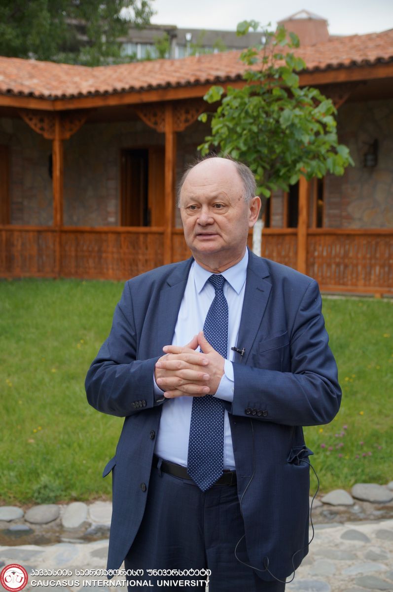პოლონეთის ლოძის უნივერსიტეტის რექტორის ვიზიტი კსუ-ში