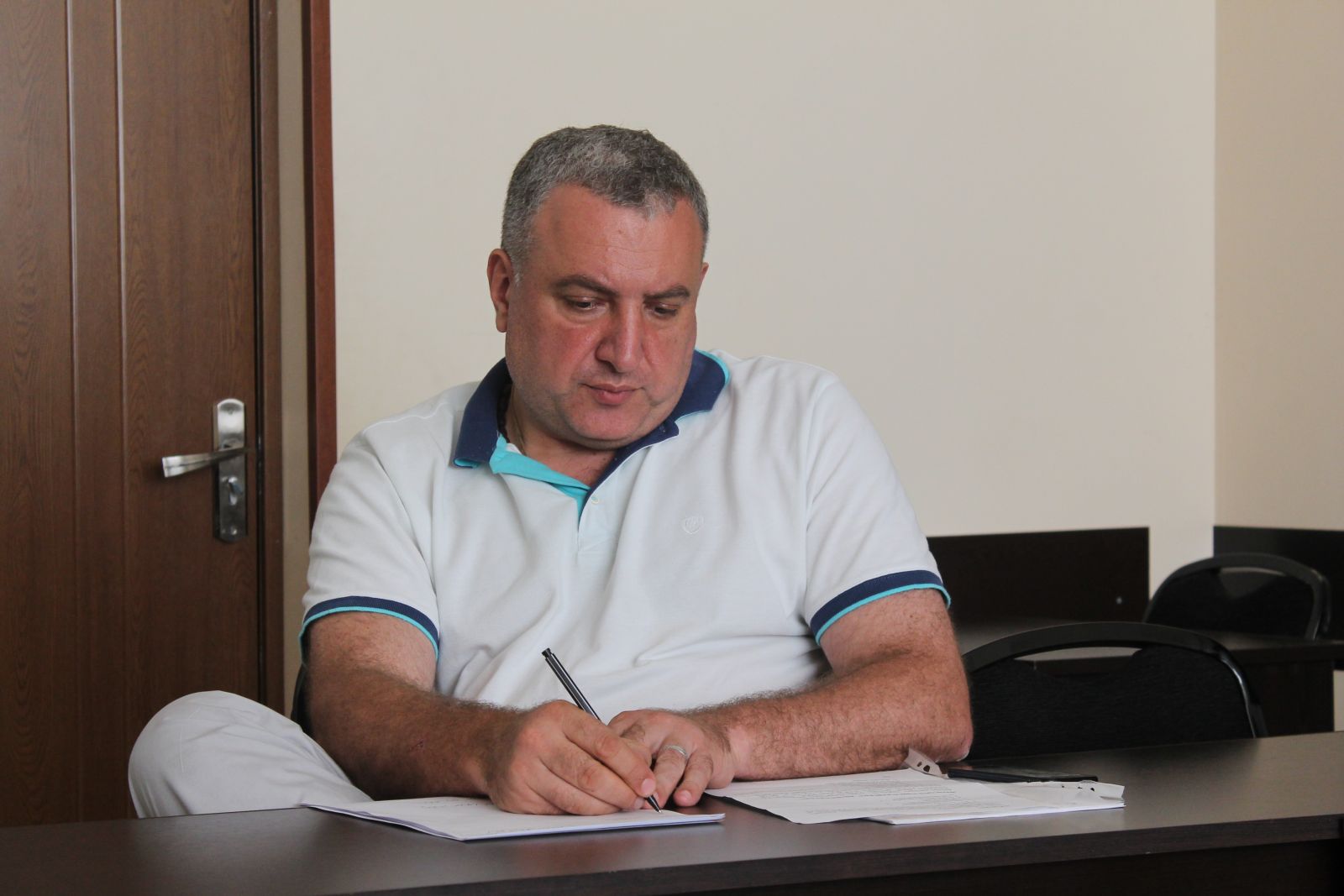 Archeologist Nodar Bakhtadze at CIU