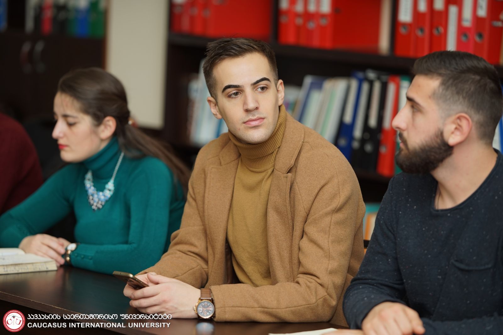 College of Europe Representative in Georgia Organized Informative Meeting with CIU Students