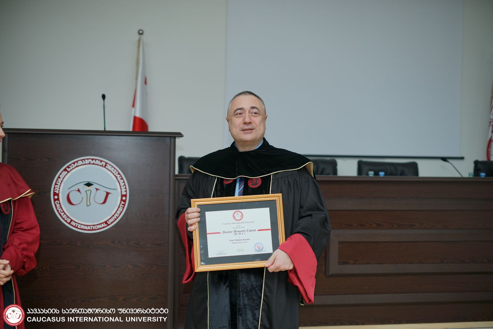 ელზბიეტა კარსკას საპატიო დოქტორის წოდება მიენიჭა