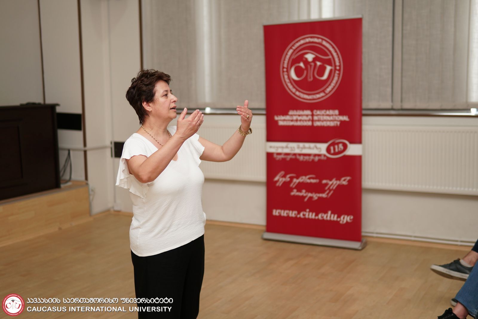 საერთაშორისო კერძო მეწარმეობის ცენტრის ექსპერტმა კამელია ბულატიმ კსუ-ს სტუდენტებს ტრენინგი ჩაუტარა