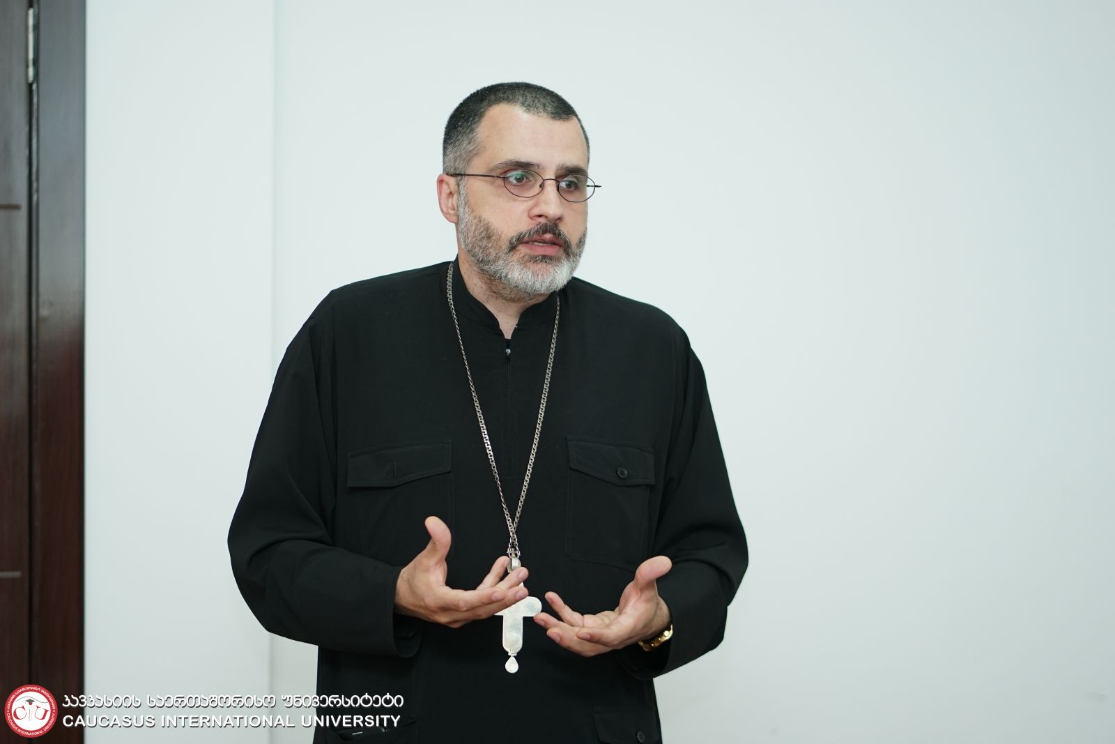Archpriest Levan Mateishvili Conducted a Lecture on the Topic – Religious Conflicts at CIU