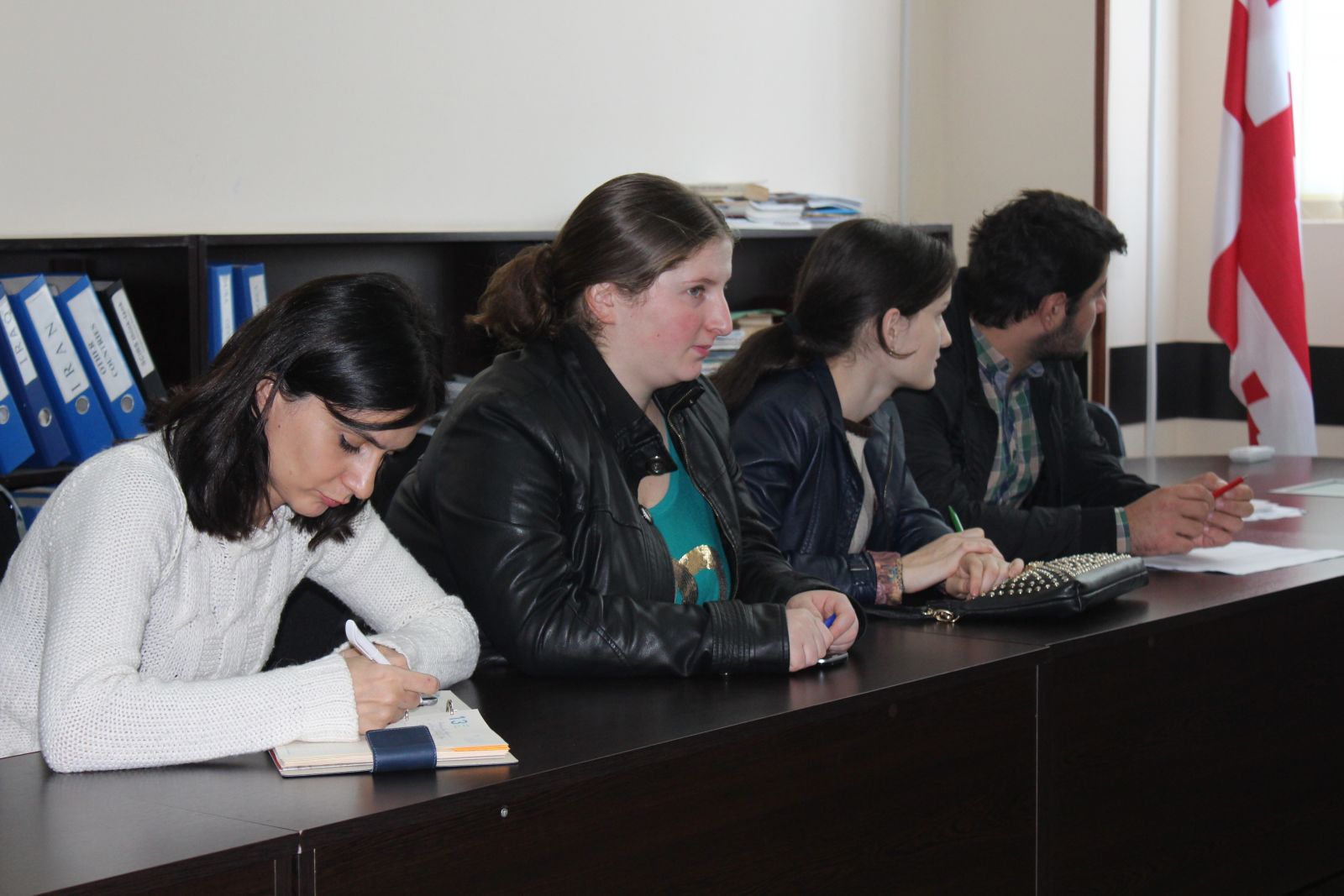 სადაზღვევო კომპანია ,,იმედი ელის” წარმომადგენლები კსუ-ში