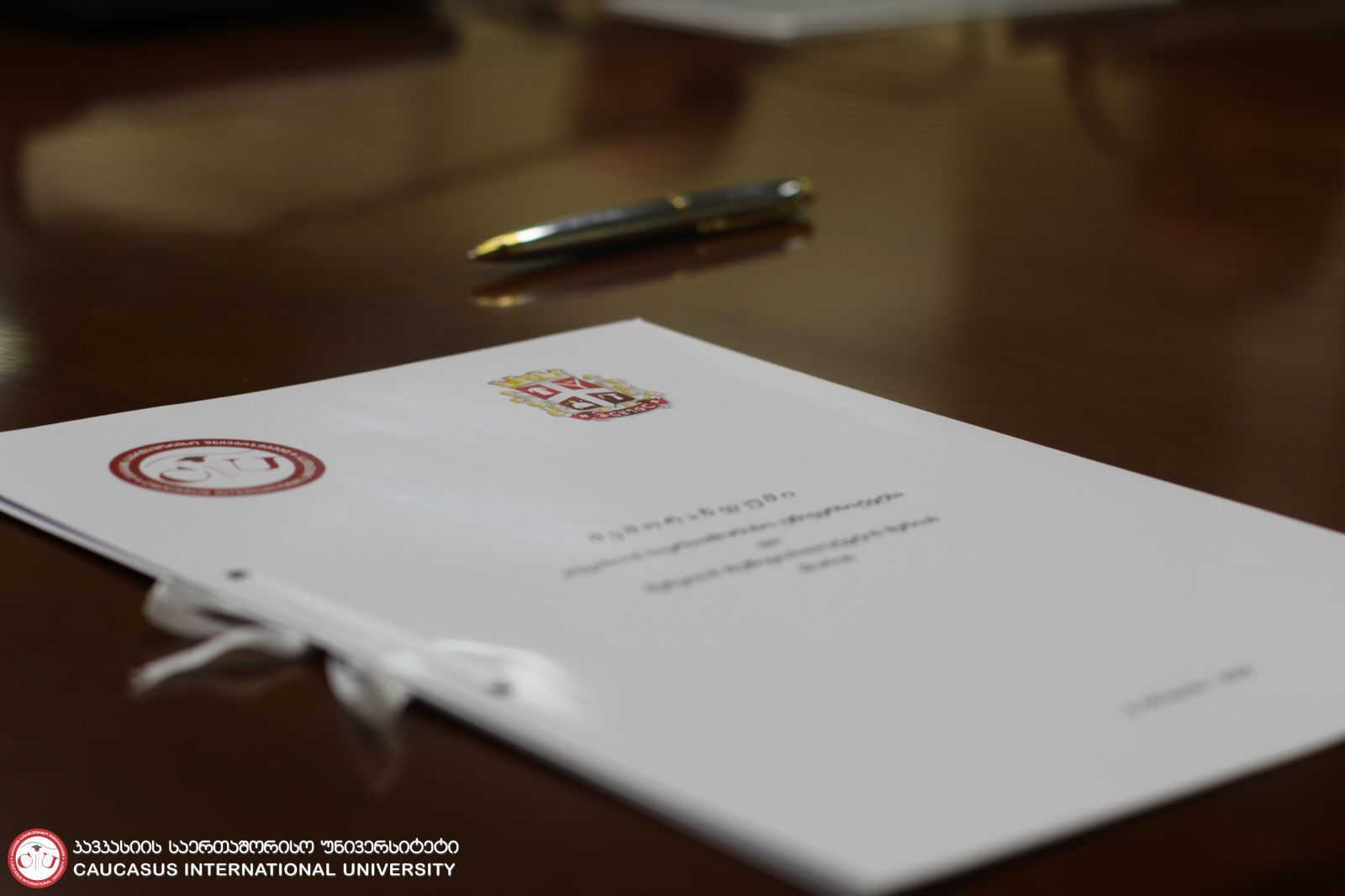 კსუ-მ მცხეთის მუნიციპალიტეტის მერიასთან ურთიერთთანამშრომლობის მემორანდუმი გააფორმა