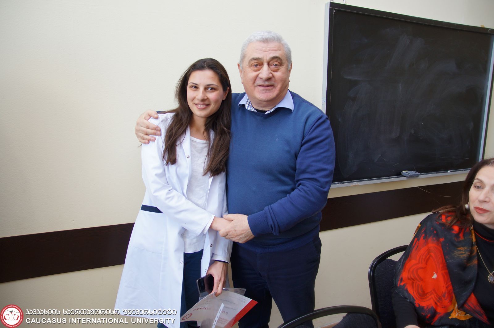 შეხვედრა მედიცინის ფაკულტეტის სტომატოლოგიის სპეციალობის 1-5 კურსის სტუდენტებთან და რეზიდენტებთან