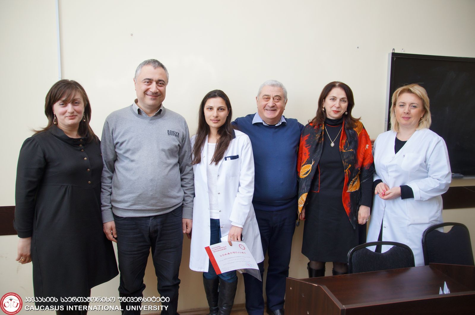 შეხვედრა მედიცინის ფაკულტეტის სტომატოლოგიის სპეციალობის 1-5 კურსის სტუდენტებთან და რეზიდენტებთან