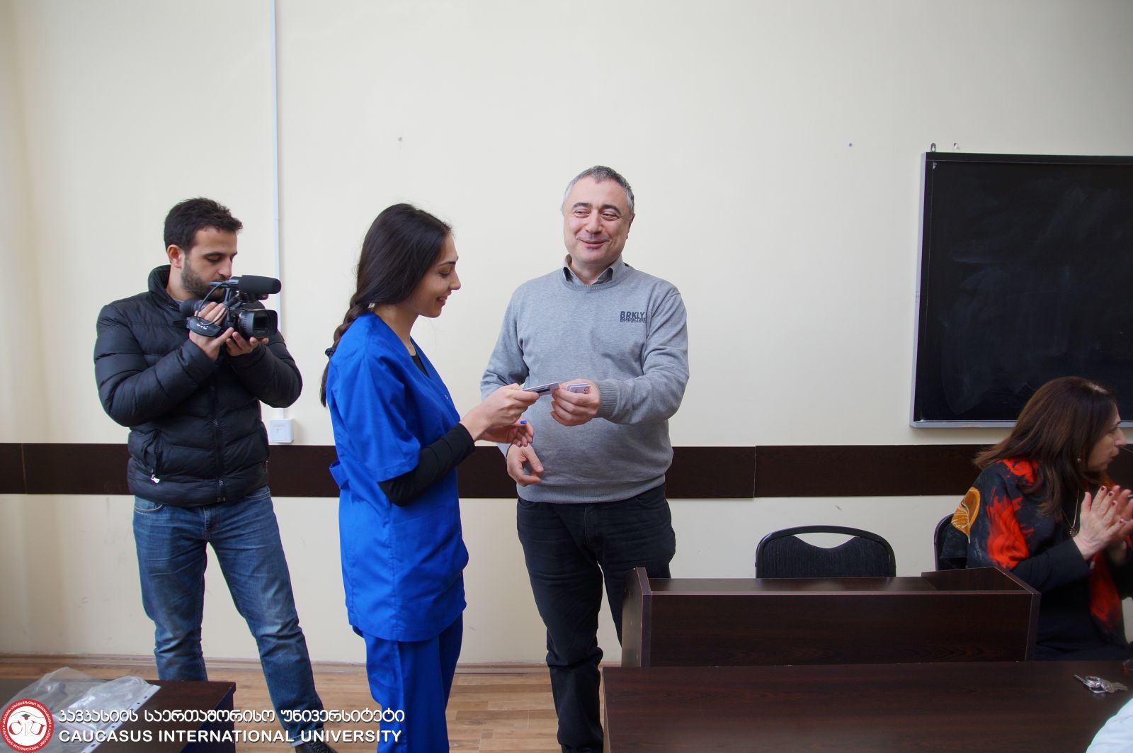 შეხვედრა მედიცინის ფაკულტეტის სტომატოლოგიის სპეციალობის 1-5 კურსის სტუდენტებთან და რეზიდენტებთან