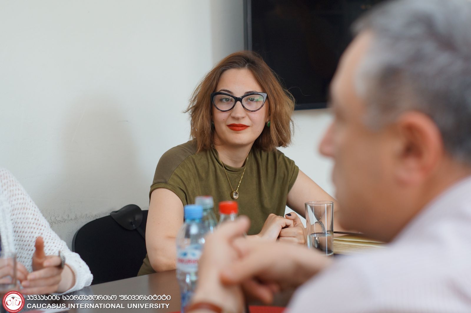 ეროვნული სამეცნიერო ბიბლიოთეკის დირექტორის ვიზიტი კსუ-ში