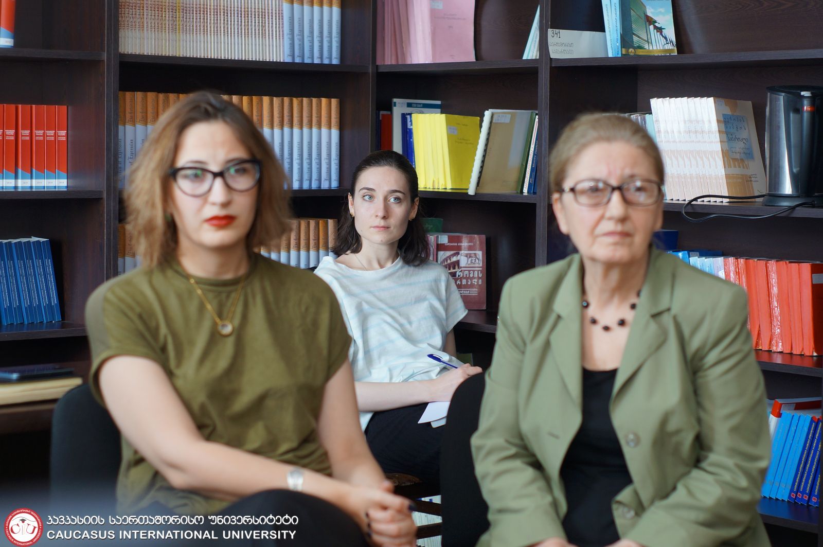 ეროვნული სამეცნიერო ბიბლიოთეკის დირექტორის ვიზიტი კსუ-ში