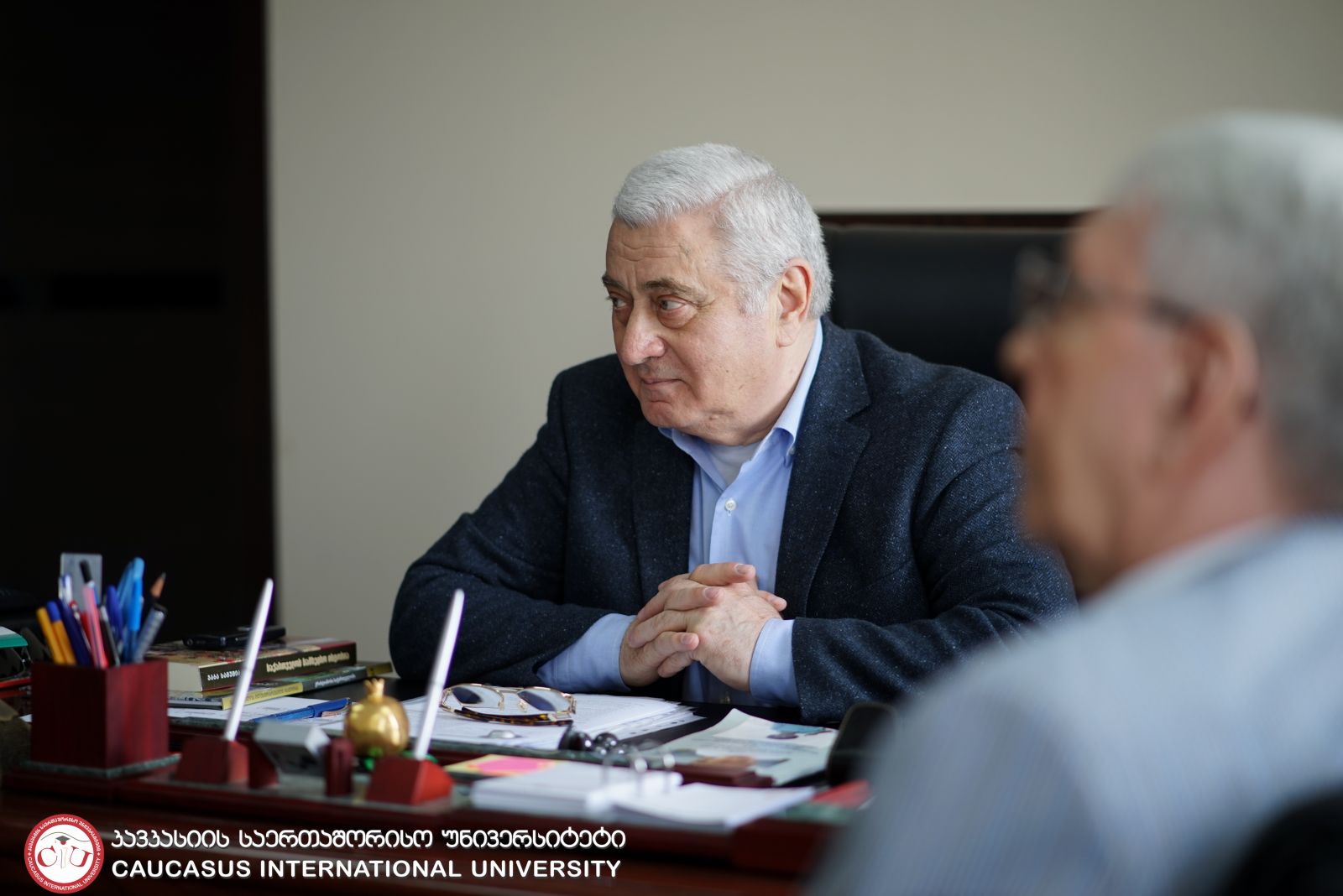 კსუ-ს აფილირებული პროფესორი - პიტერ ლიდიარდი სამუშაო ვიზიტით კსუ-ს ესტუმრა