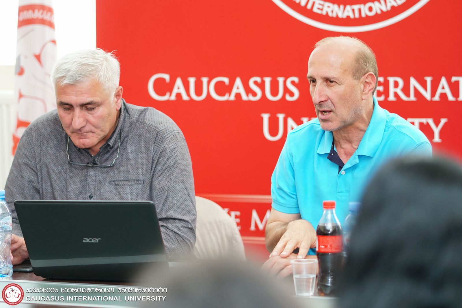 Vakhtang Komakhidze, Journalist Investigator Met CIU Students of Journalism Program