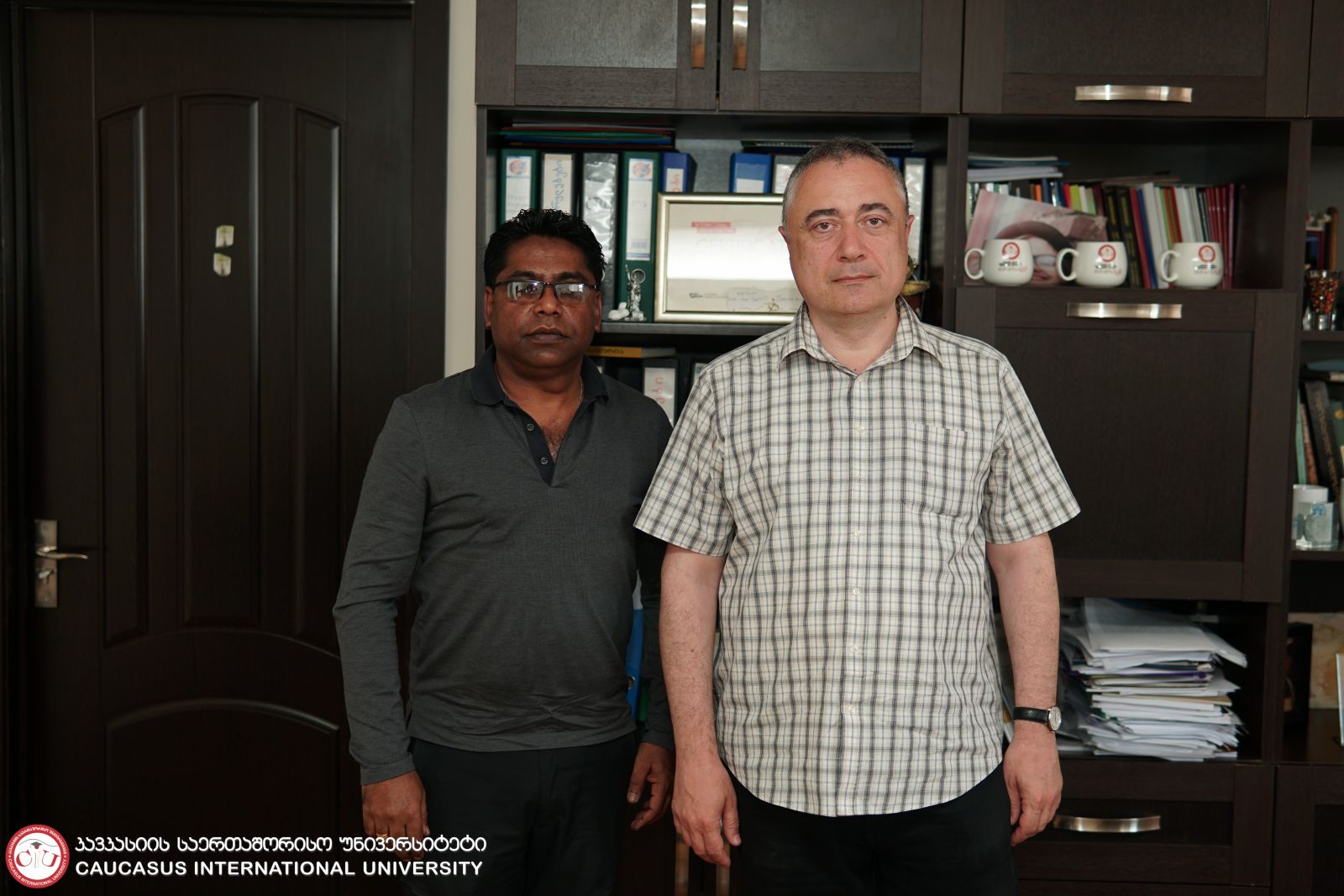Kakhaber Kordzaia, CIU Rector Met BTEC Chief Executive