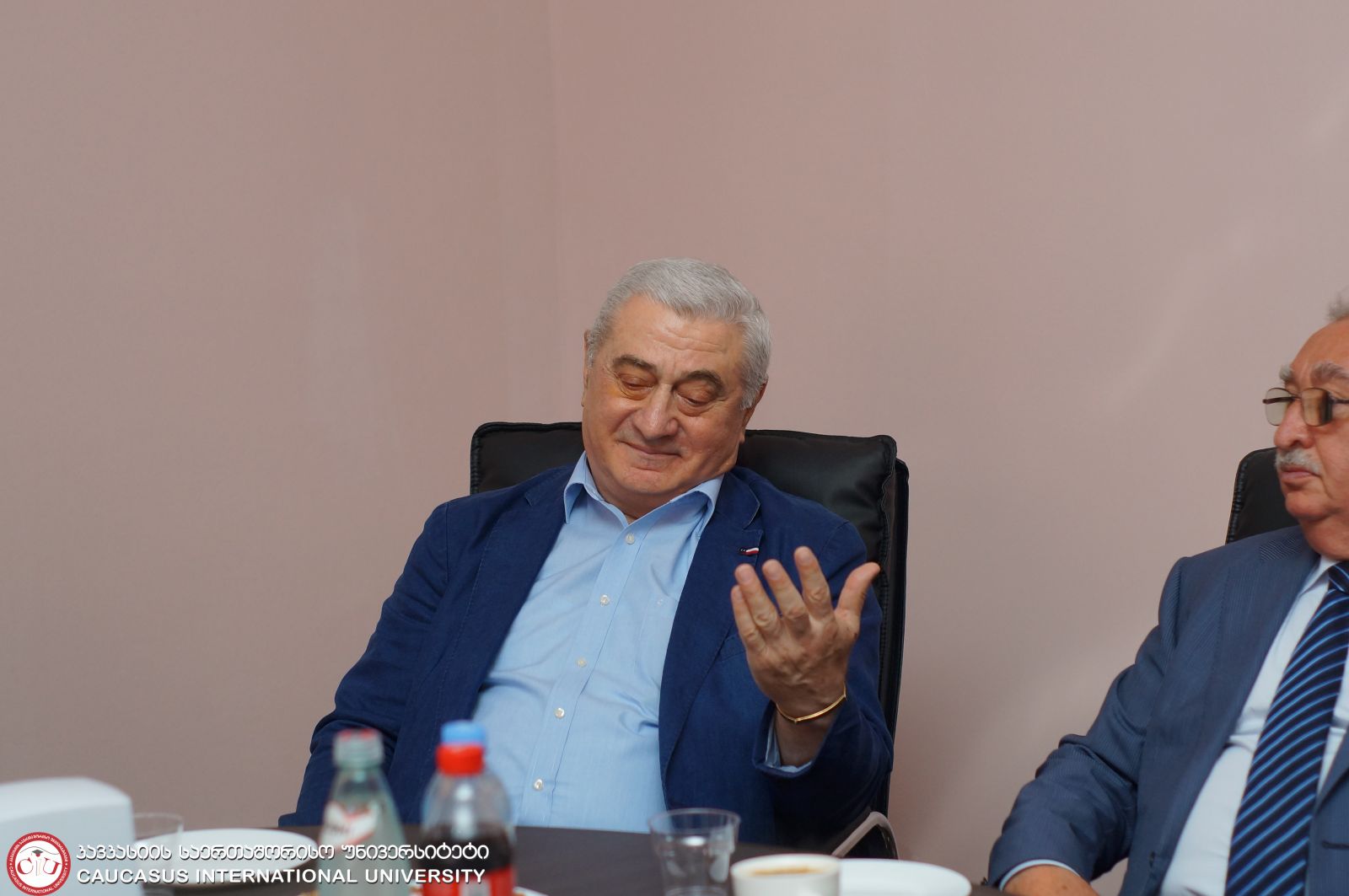 ოდლარ იურდუს რექტორი ახმედ ვალიევის ვიზიტი კსუ-ში
