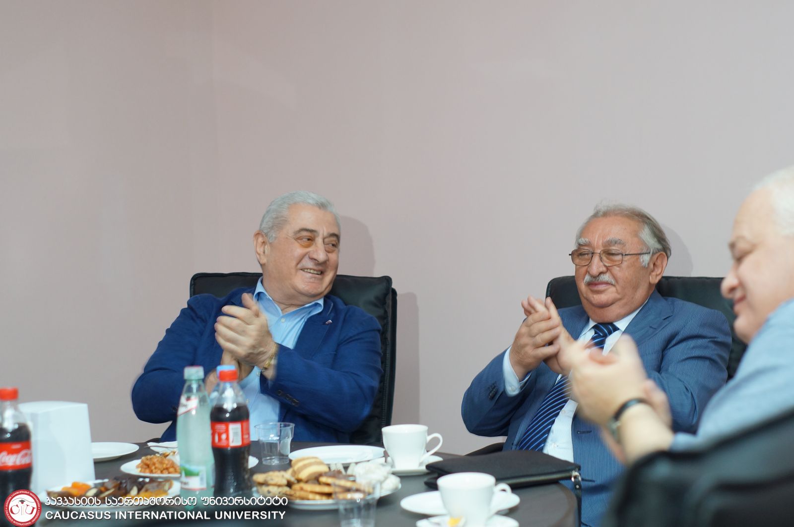 ოდლარ იურდუს რექტორი ახმედ ვალიევის ვიზიტი კსუ-ში