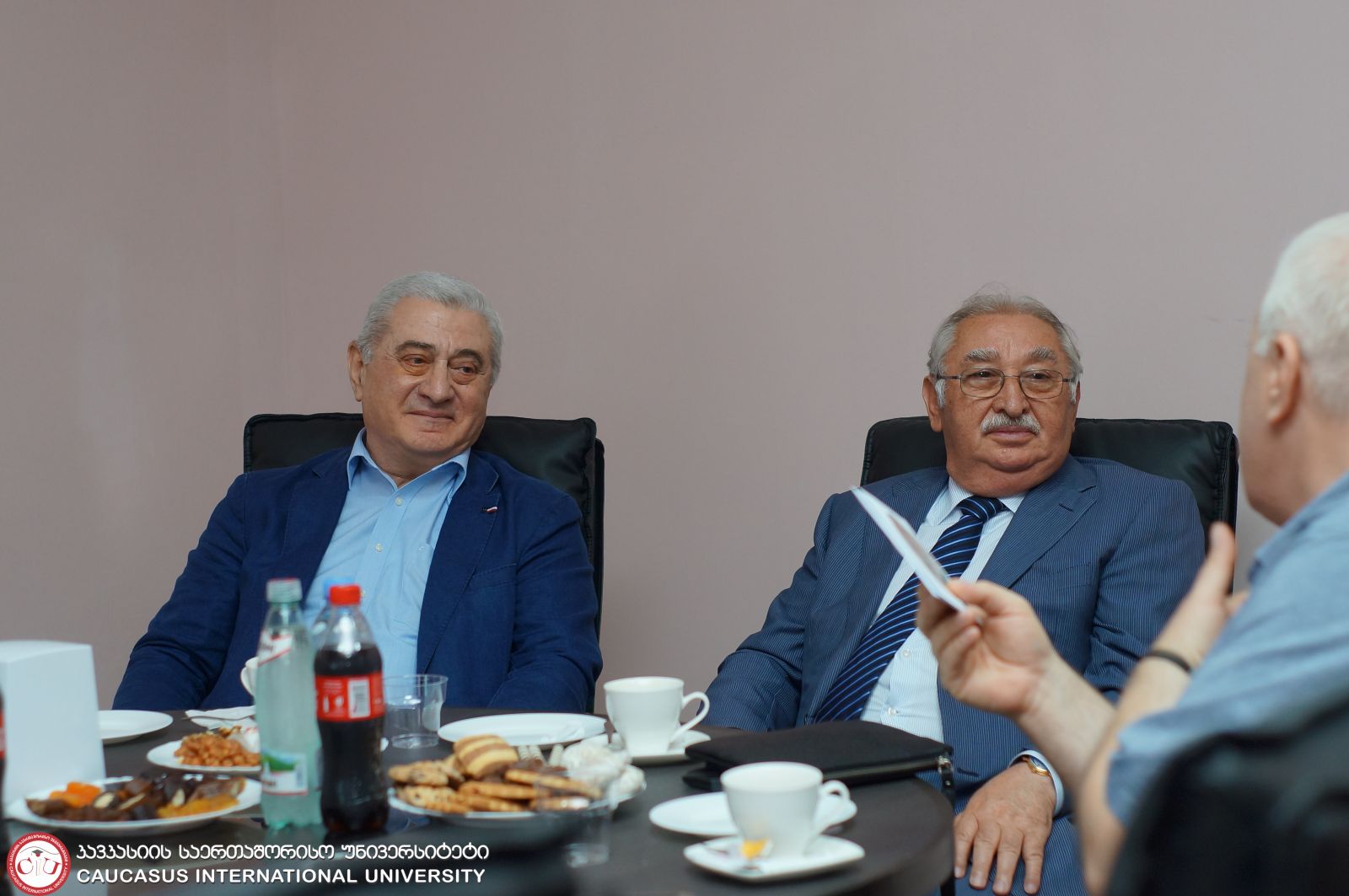 ოდლარ იურდუს რექტორი ახმედ ვალიევის ვიზიტი კსუ-ში