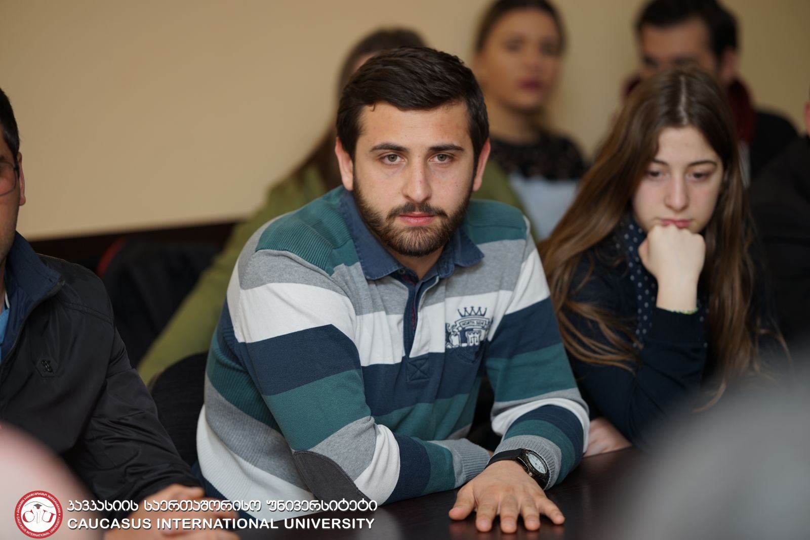 პოლონელი სტუმრების საჯარო ლექცია