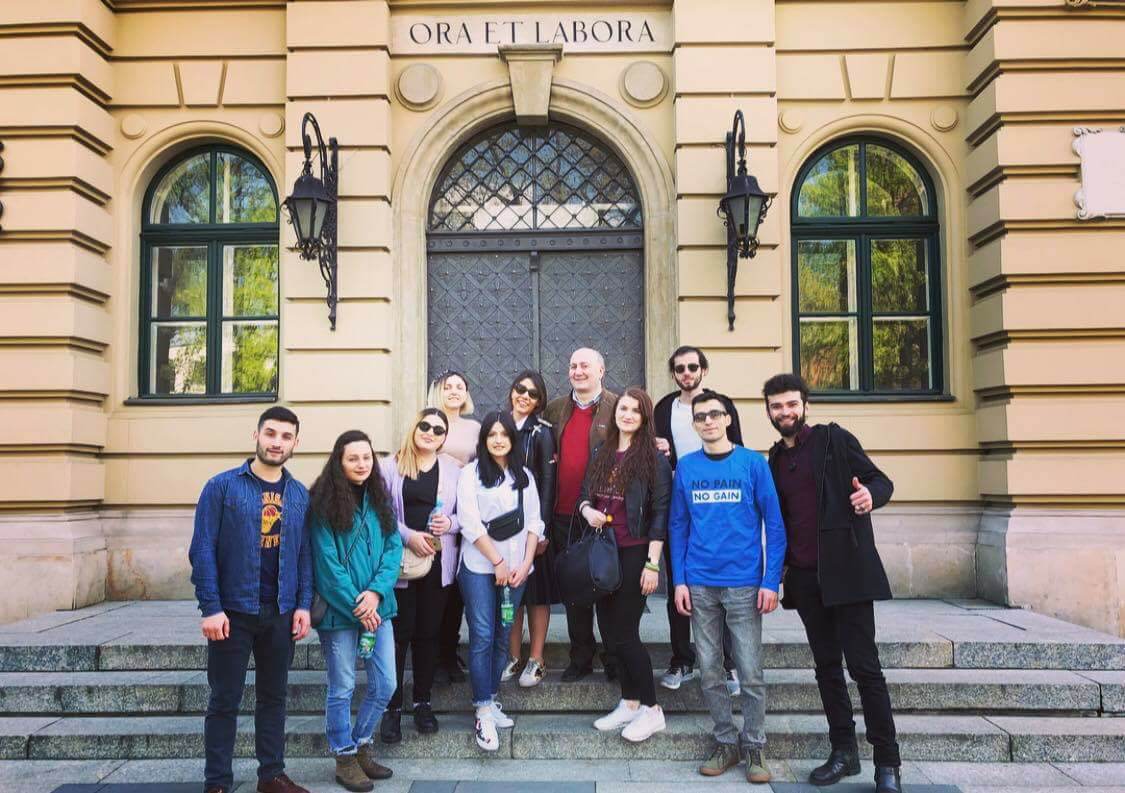CIU Students and Professor – Kakhaber Jakeli Attended Students’ 13th International Symposium in Cracow