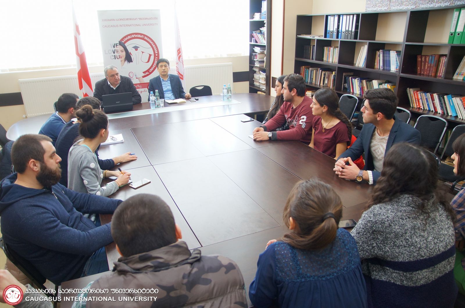 Shairbek Juraev, PhD Student at University of Saint Andrews Met CIU Students