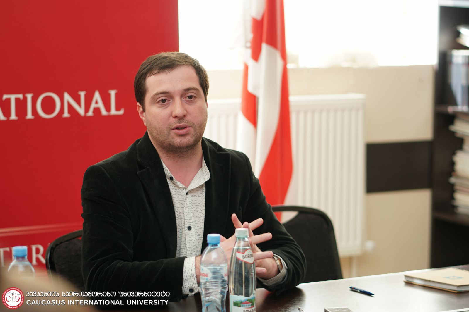 სამართლის ფაკულტეტის სტუდენტების ინიციატივით ჩატარებული ტენინგი