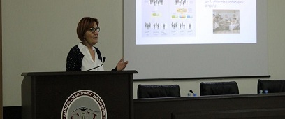 Nino Oniashvili, PhD in Genetics working in Israel conducted a public lecture