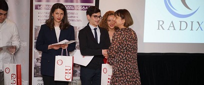 Lali Mekokishvili, Dean of Faculty of Medicine Awarded Winners of Dental Congress