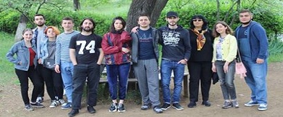 Outdoor Lecture Was Organized Within the Framework of the Course - Life and Culture of the Caucasian People