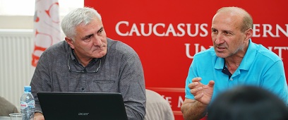 Vakhtang Komakhidze, Journalist Investigator Met CIU Students of Journalism Program