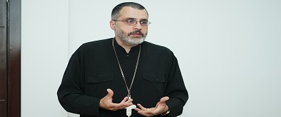 Archpriest Levan Mateishvili Conducted a Lecture on the Topic – Religious Conflicts at CIU