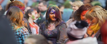  Public Festival Holi at Mtatsminda Park
