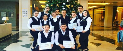 CIU Tourism Students at Rixos Borjomi