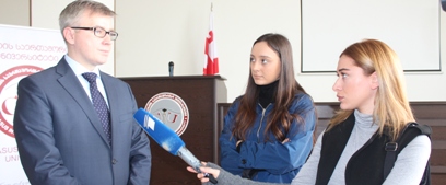 პოლონეთის ელჩის, ანჟეი ჩიეშკოვსკის ვიზიტი კსუ-ში