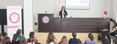 StudentJob.ge - ის წარმომადგენლის შეხვედრა კსუ-ს სტუდენტებთან 