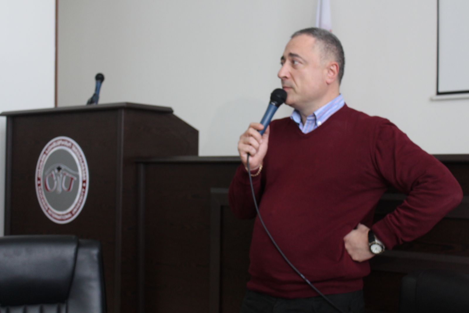 შეხვედრა სამართლის ფაკულტეტის სტუდენტებთან