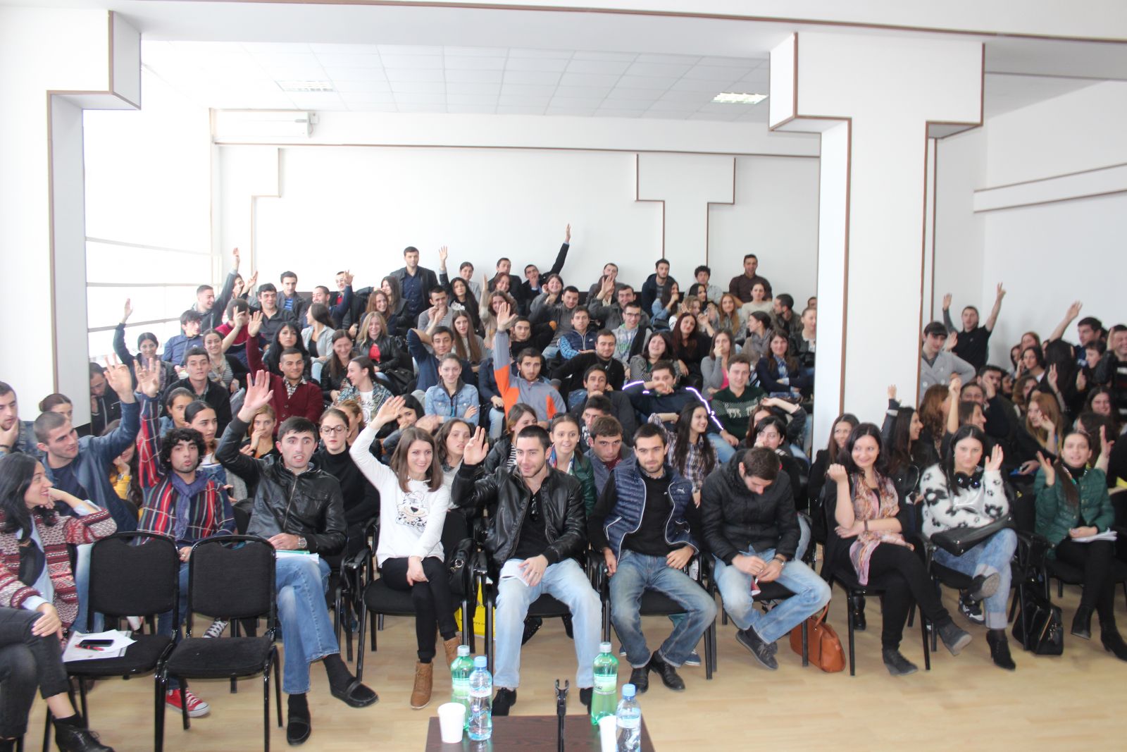 შეხვედრა სამართლის ფაკულტეტის სტუდენტებთან