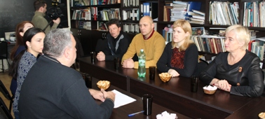 ლატვიის, იანპელსის მუნიციპალიტეტის წარმომადგენლების ვიზიტი კსუ-ში