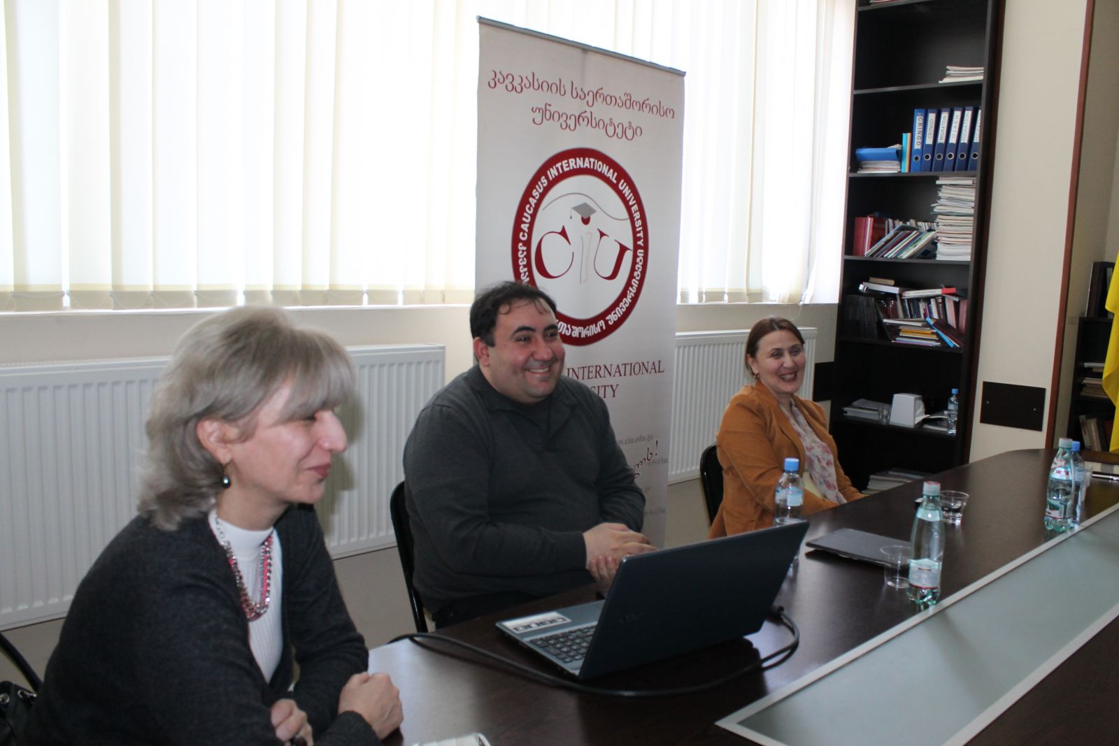 საქართველოს სასტუმროებისა და რესტორნების ფედერაციის დამფუძნებლის ვიზიტი კსუ_ში