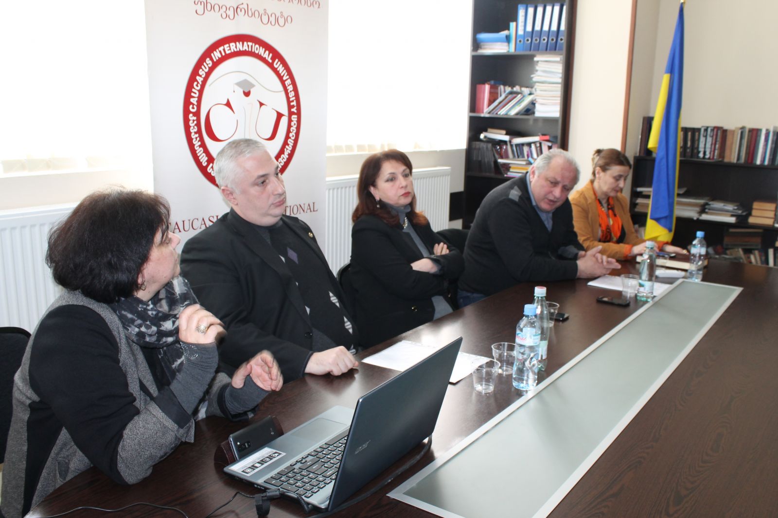 აუდიტორთა, ბუღალტერთა და ფინანსურ მენეჯერთა ფედერაციის წარმომადგენლების ვიზიტი კსუში