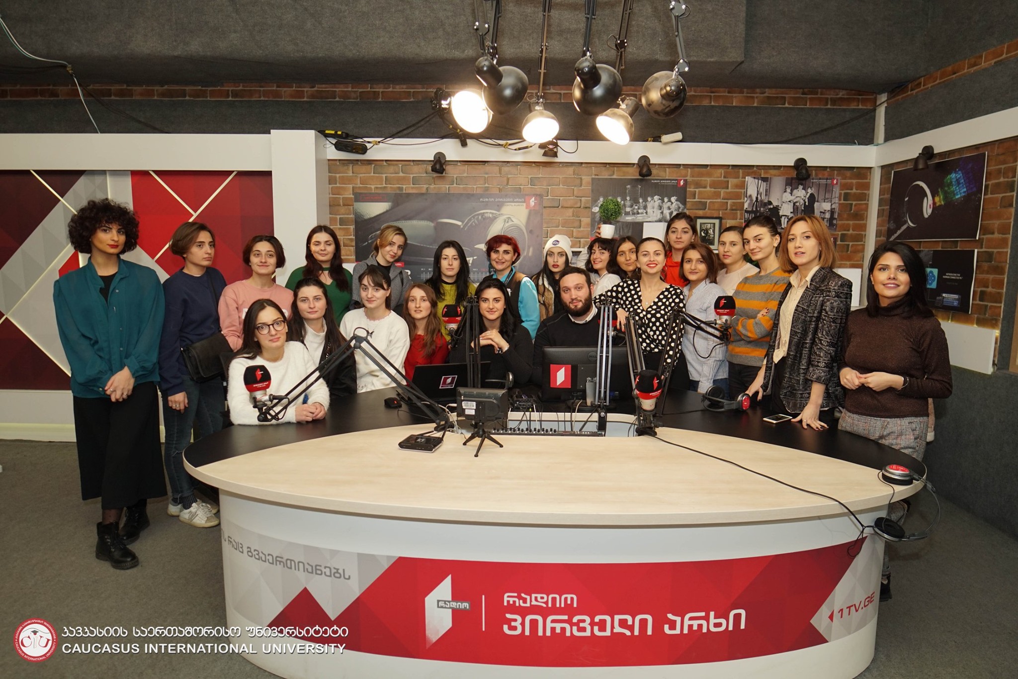 CIU Students Visited Georgian Public Broadcaster