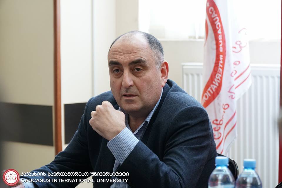Role of intelligence Activities in National Security and International Relations – Davit Kukhalashvili’s Public Lecture at CIU